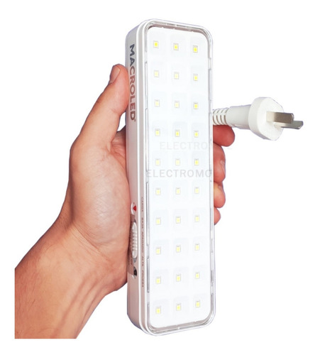 Luz Emergencia 30 Leds Macroled Recargable 220v Consorcio 