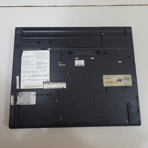 Notebook Vintage Ibm Thinkpad T60 Bat.2h Hd.sata+games Winxp Preto (Usado)
