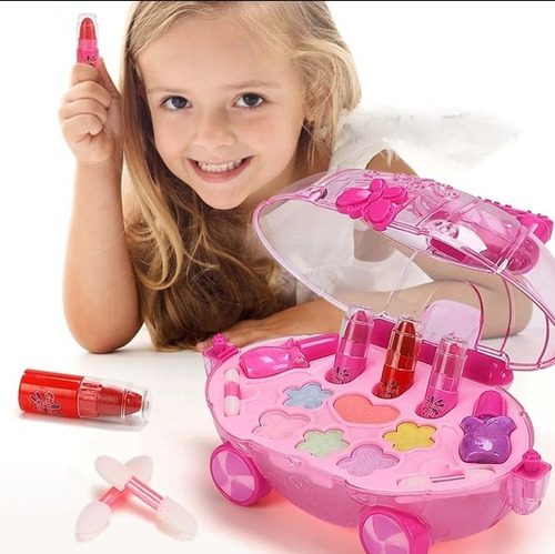 Juego De 2 Set De Maquillaje Para Niñas Princisa Belleza Cos
