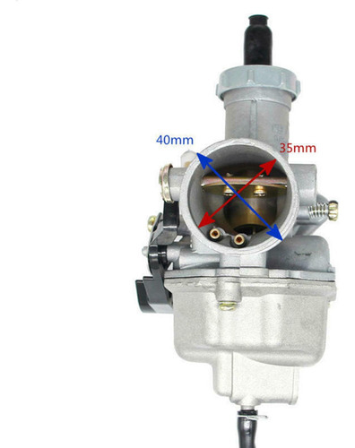 Imagen 6 de 6 de Carburador Pz27 Carburador Carb Cable Choke 27mm Para 4