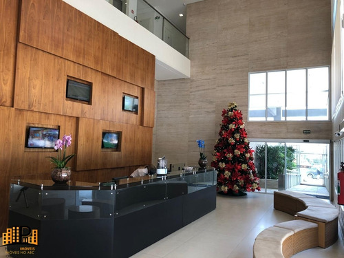 Imagem 4 de 27 de Sala Comercial À Venda 43,56m2, Banheiro Privativo, Sacada, 1 Vaga Edifício Sp Trade 150 - São Bernardo Do Campo/sp - Sc00006 - 70087818