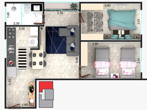 Imagem 11 de 13 de Apartamento Nova Cerejeira Atibaia/sp - 914