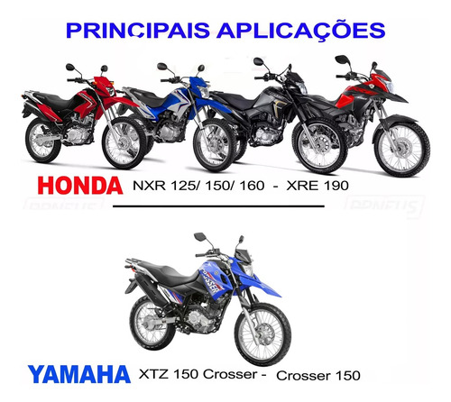 Par Pneu 90/90-19 110/90-17 Ira Dust Honda Nxr Bros