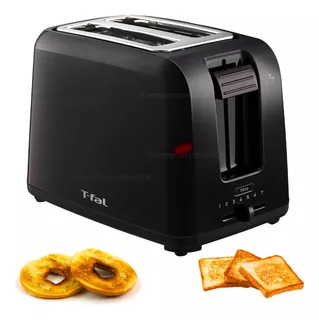 Tostador Pan T-fal 2 Rebanada Gruesa Grande 7 Niveles Bagels