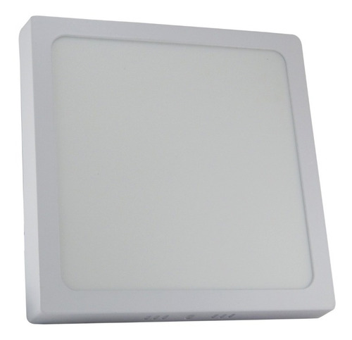 Lampara Panel Led 12w Superficial Techo Cuadrada Spot 6 Unds