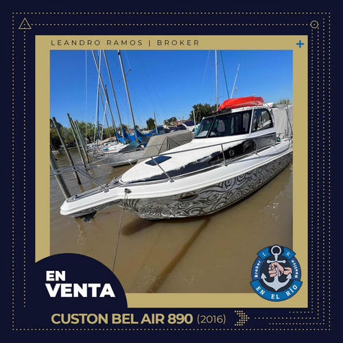 Custon Belair Cabinado Año 2016 Yamaha 250 Hp!