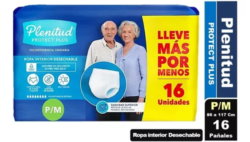 Pañal para Adultos Plenitud Protect 16un - PLENITUD