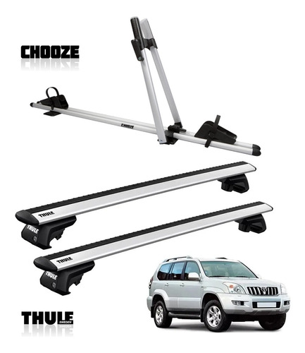 Rack Thule Cruiser Prado 2006 2007 2008 + 2 Transbike Chooze