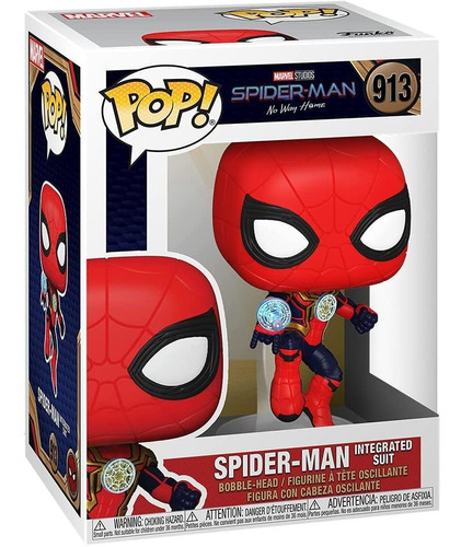 Funko Pop Marvel Spiderman  No Way Home Spiderman Intégrated