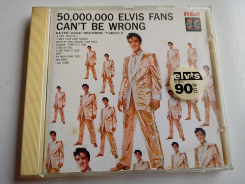 Cd Elvis Presley 50,000,000 Elvis Fans Can't Be Wrong Import