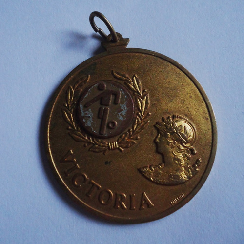 Medalla Antigua De Bronce  