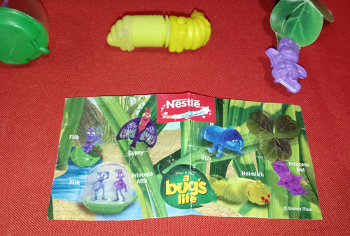 Bichos Coleccion 6 Figuras Originales Nestle (Usado)