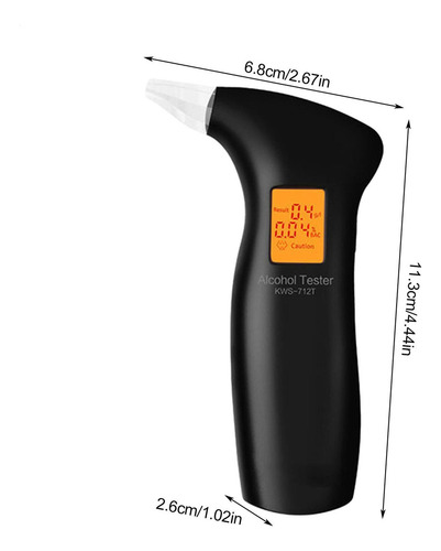 Gtal Detector De Alcohol Digital Profesional Probador De X