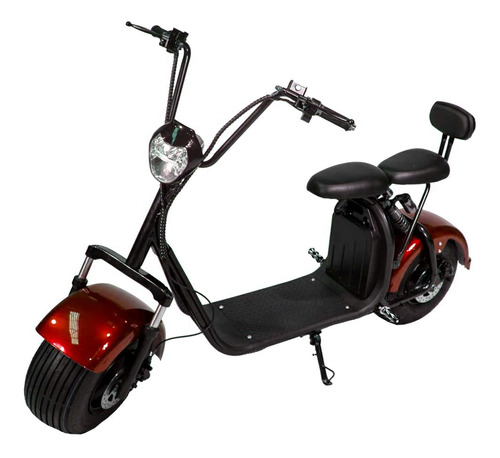 Imagen 1 de 1 de Scooter Moto Eléctrico Doble Asiento, Doble Freno, 1000w Azu