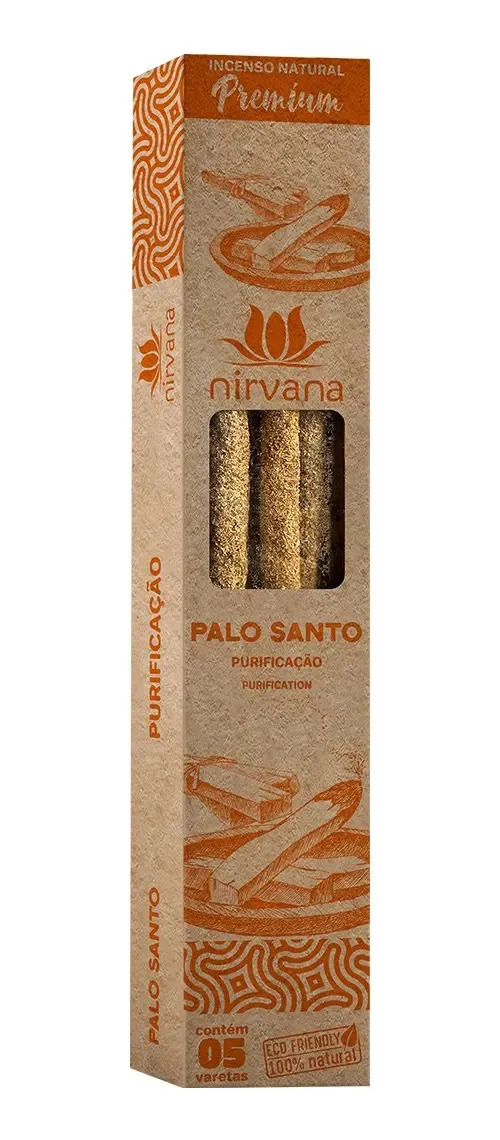 Incenso Nirvana Premium De Longa Duração Seu Aroma Palo Santo
