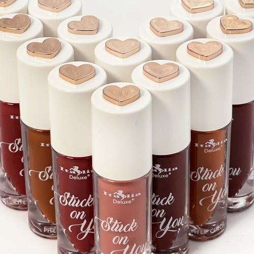 Kit 6 Tonos Labial Líquido Stuck On You Tinta Italia Deluxe
