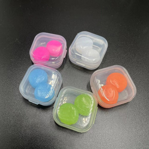 2 Tapones Para Los Oídos De Silicona Blanda Con Reducción De