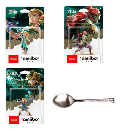 Amiibo Zelda Tears Of The Kingdom Link Zelda Ganondorf 