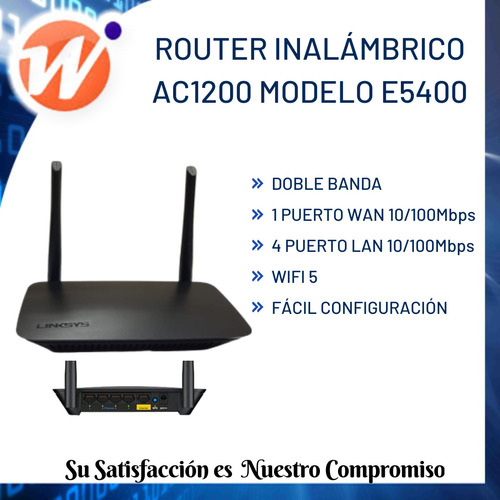Router Inalámbrico Ac1200 Modelo E5400