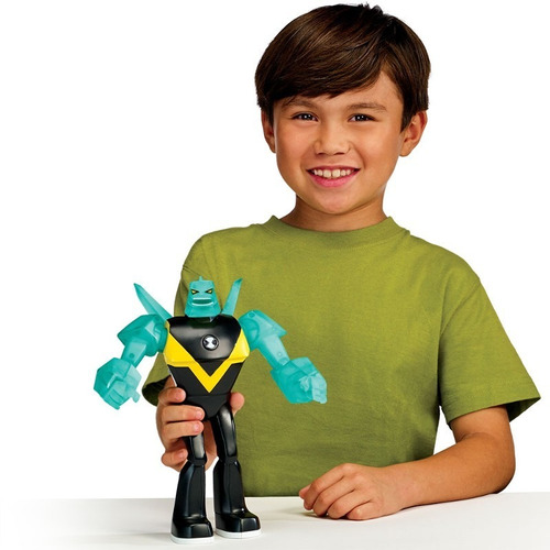 Ben 10  - Boneco Grande Luxo 27 Cm Cabeça Diamante ¿ Sunny