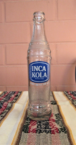 Botella Inca Kola Peruana 1990´s