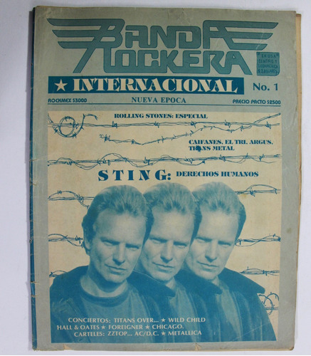 Gusanobass Revista Banda Rockera Internacional N1 Sting Roll