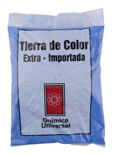 Tierra De Color Azul Extra Concentrada 1/2kg. Química Univ.