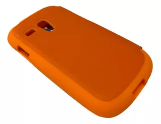 Funda Flip Cover Para Samsung Galaxy S4 Mini Naranja
