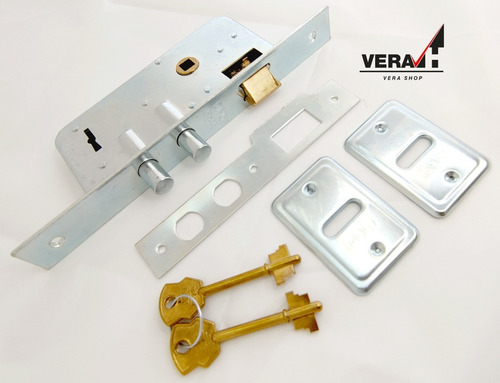 Imagen 3 de 10 de Cerradura Puerta De Frente Seguridad Doble Perno Divo 1201