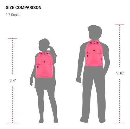 Mochila Swissgear Orientation Rosa Para Portátil De 16 Pulga