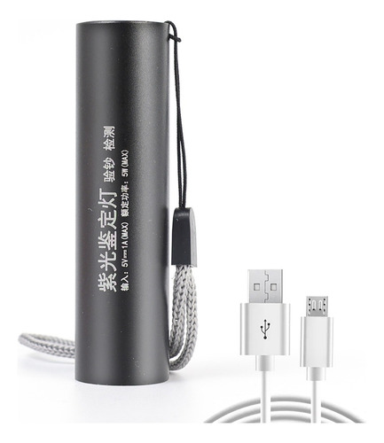Mini Linterna Uv De 365 Nm, Linterna Led, Lámpara Usb Con Lu