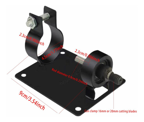 Soporte De Asiento Para Taladro Longitud De La Base 9 Cm