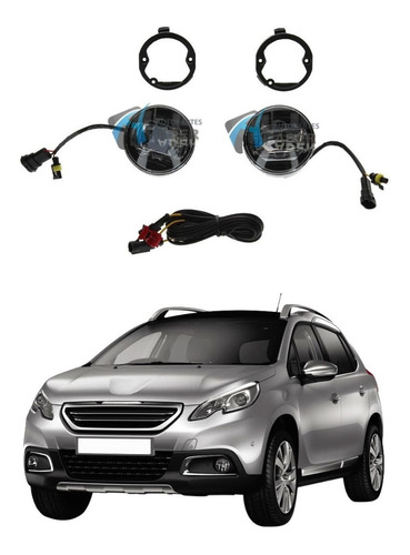 Kit Faro Auxiliar Peugeot 2008 2016 A 2019 Led C/lupa Drl