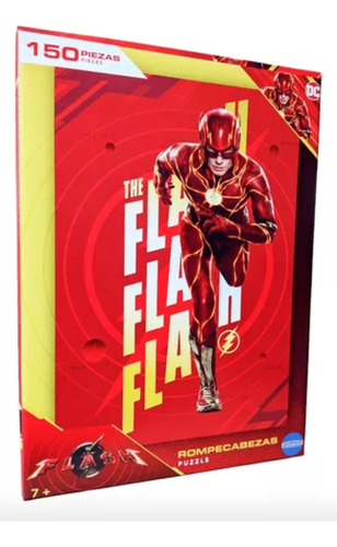 Puzzle Rompecabezas Flash Película Dc 150 Piezas Vulcanita 