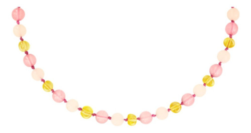 Pulsera Ámbar Para Bebé Con Jade Y Cuarzo Rosa Certificado D