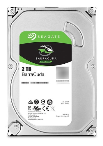 Disco Rigido 2tb Pc Seagate Barracuda 5400rpm Black  Mexx