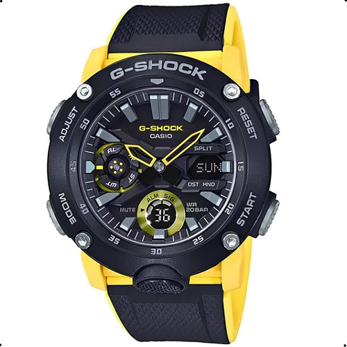 Relógio Casio G-shock Masculino Anadigi Ga-2000-1a9dr