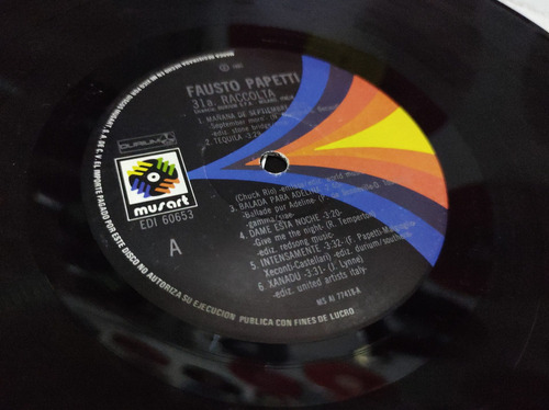 Fausto Papetti 31a Raccolta Vinilo,lp,acetato (Usado)