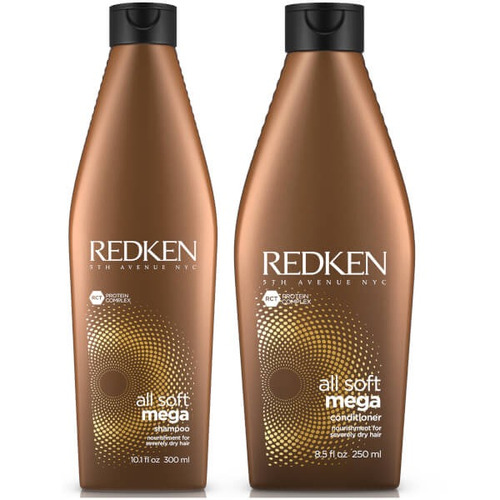 Redken All Soft Mega Champú 10.1 Oz/ Acondicionador De 8.5