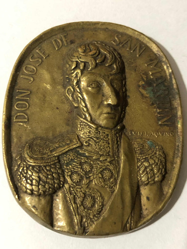 Medalla De San Martín Bronce Centenario 