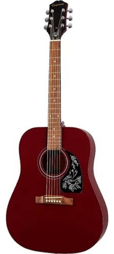 Guitarra Acustica EpiPhone Starling Color Bordo