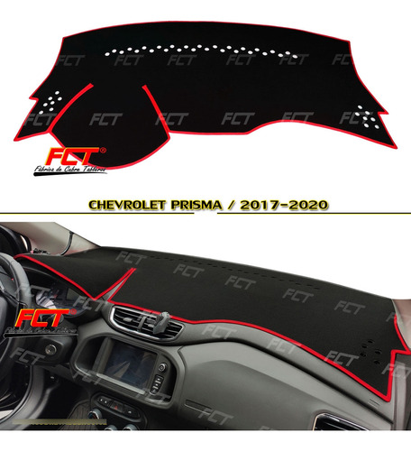 Cubre Tablero Premium/ Chevrolet Prisma 2017 2018 2019 2020 