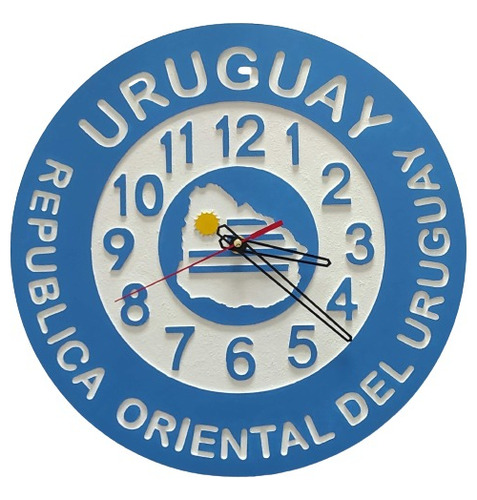 Reloj Mdf Uruguay, Ideal Para Regalos, Personalizados