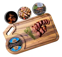 Comprar Tábua De Corte Para Churrasco Time Do Gremio Personalizada Cor Marrom-claro TABUA DO GREMIO CHURRASCO MADEIRA NOBRE GRANDE PRESENTE