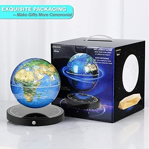 Globo Terráqueo Magnético Con Iluminación