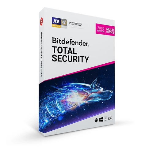 Antivirus Bitdefender Total Security 3 Pc 1 Año En Caja