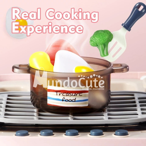 Imagen 5 de 10 de Juego De Cocina Portátil Picnic Juguete Roles Mundocute