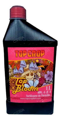 Top Bloom 1 Litro Top Crop Fertilizante Floración