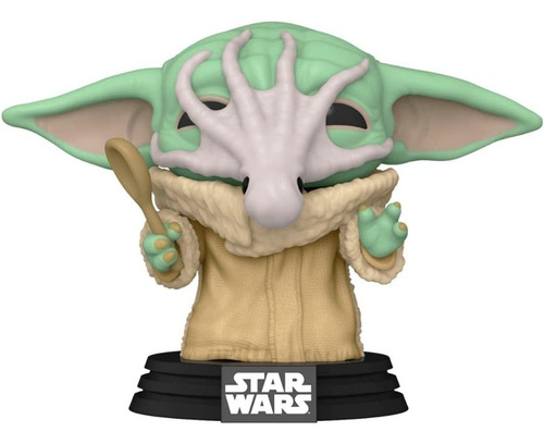 Boneco Funko Pop! Grogu #469 con sopa de calamar - Star Wars