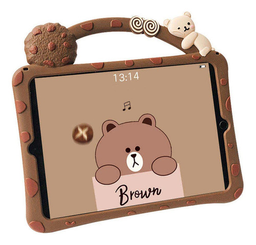 Funda Para iPad Con Diseno De Oso Adorable Para Ninos, Sopor